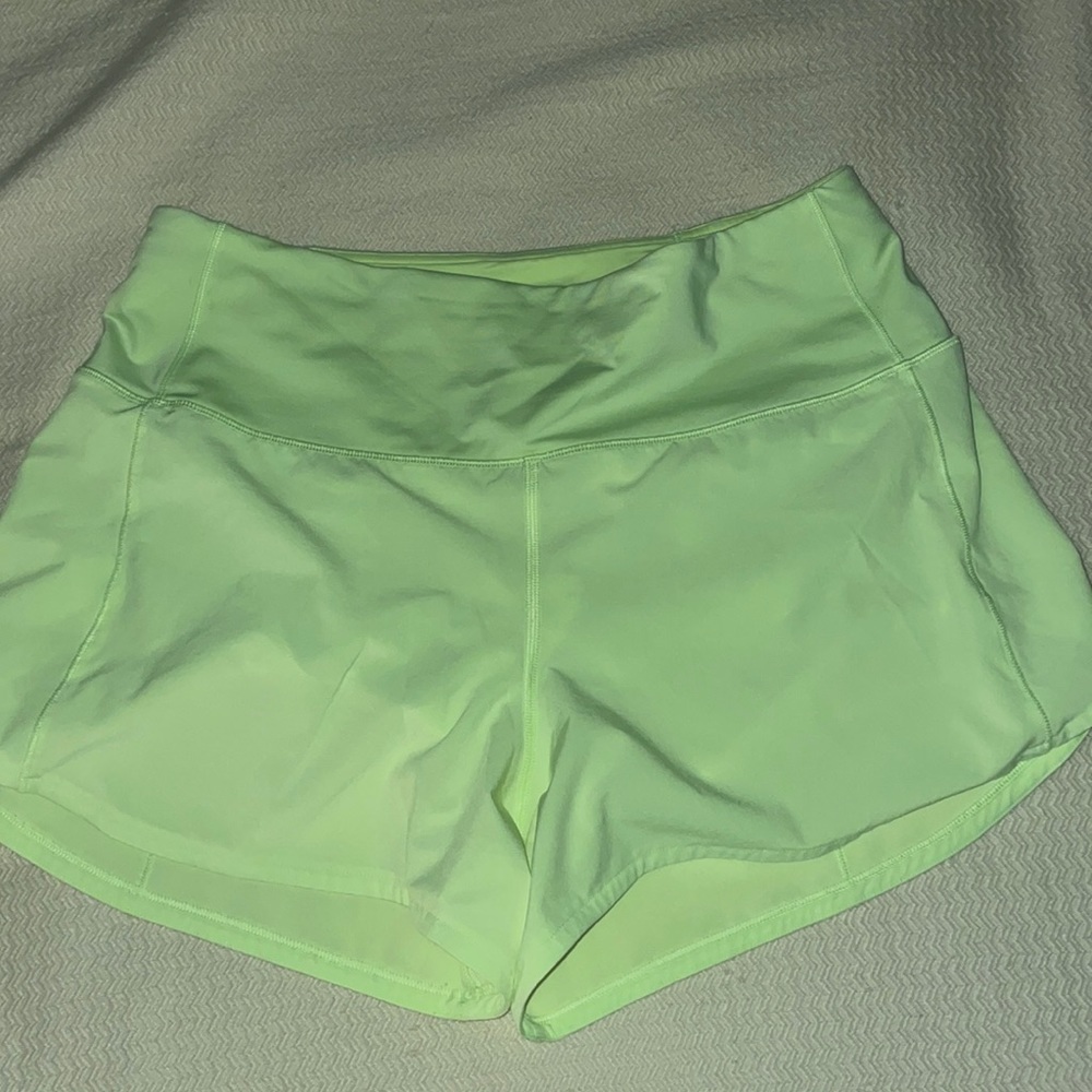 Faded zap Lululemon shorts